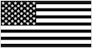 3/4" h American Flag Rubber Stamp